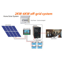 Système de générateur solaire Grid 2kw-6kw